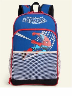 Marvel- Spiderman Blue Backpack with Red Trim